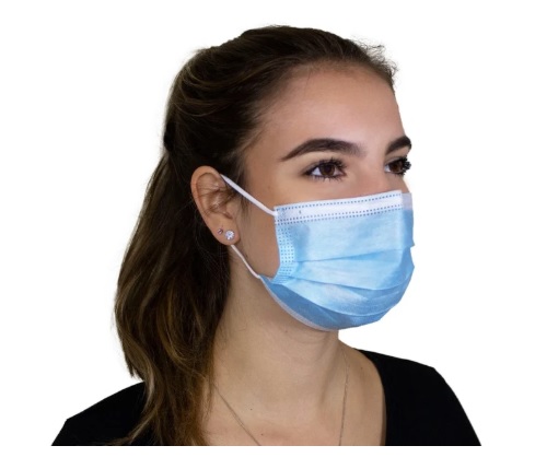 3-lagiger Mundschutz für Pflege und Hygiene